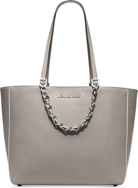 michael kors specchio large pocket|michael michael kors harper specchio large ew tote pearl grey.